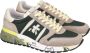 Premiata MultiColour Suède Nylon Lander Sneakers Multicolor Heren - Thumbnail 14