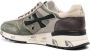 Premiata Groene Leren Sneakers Logo Details Rubberen Zool Multicolor Heren - Thumbnail 6