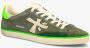 Premiata Sneakers van kalfssuèdeleer met logo detail Green Heren - Thumbnail 2