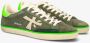Premiata Sneakers van kalfssuèdeleer met logo detail Green Heren - Thumbnail 4