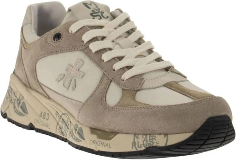 Premiata Heren Mase Sneakers met Logo Wit Heren