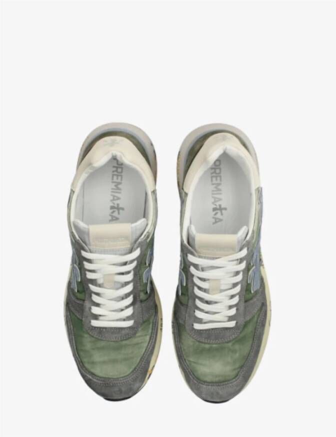 Premiata Heren Mick Sneakers van Leer en Nylon