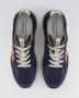 Premiata Navy Blauwe Sneakers met Oranje Details Blue Heren - Thumbnail 10