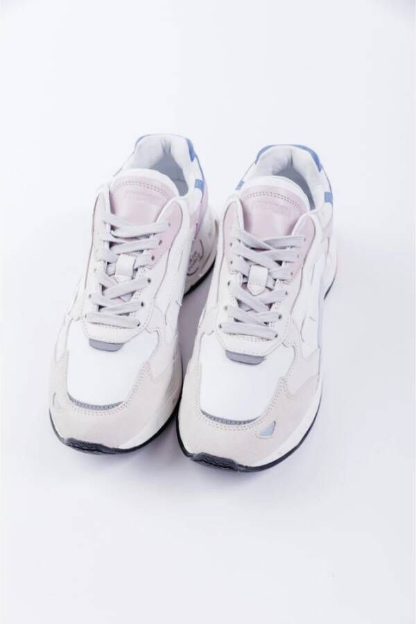 Premiata Iconische Leren en Canvas Manden White Dames