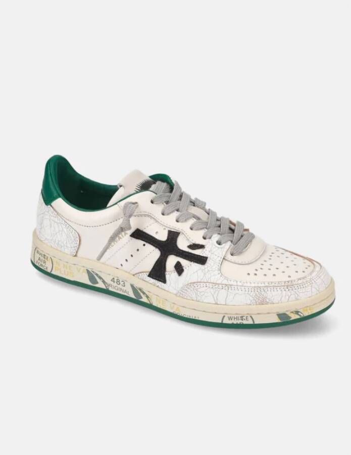 Premiata Istrice Leren Sneakers White Dames