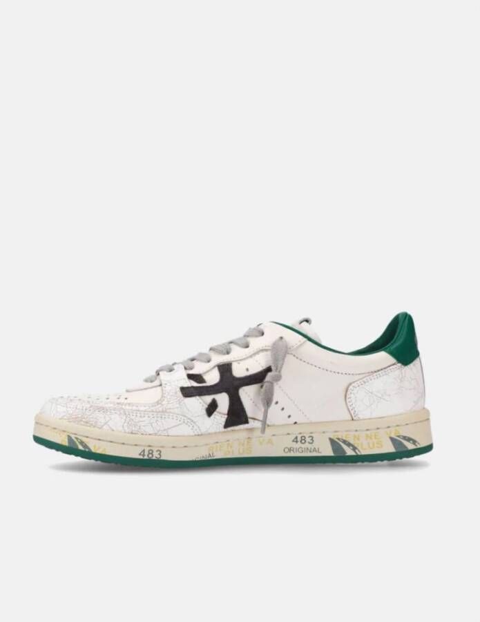 Premiata Istrice Leren Sneakers White Dames