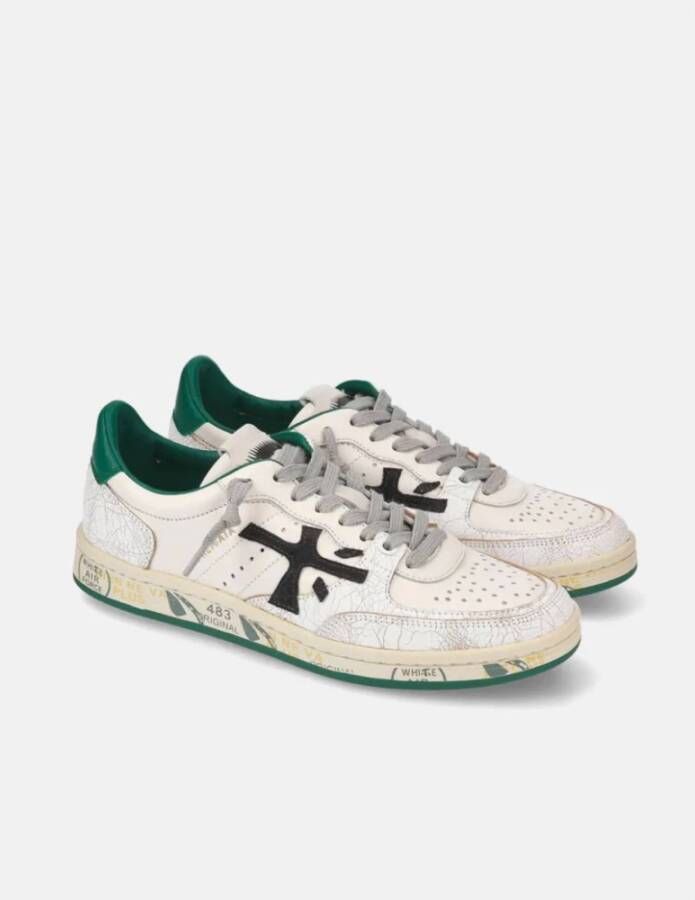 Premiata Istrice Leren Sneakers White Dames