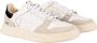 Premiata Logo Sneakers met Suède Bovenwerk en Rubberen Zool White Heren - Thumbnail 6