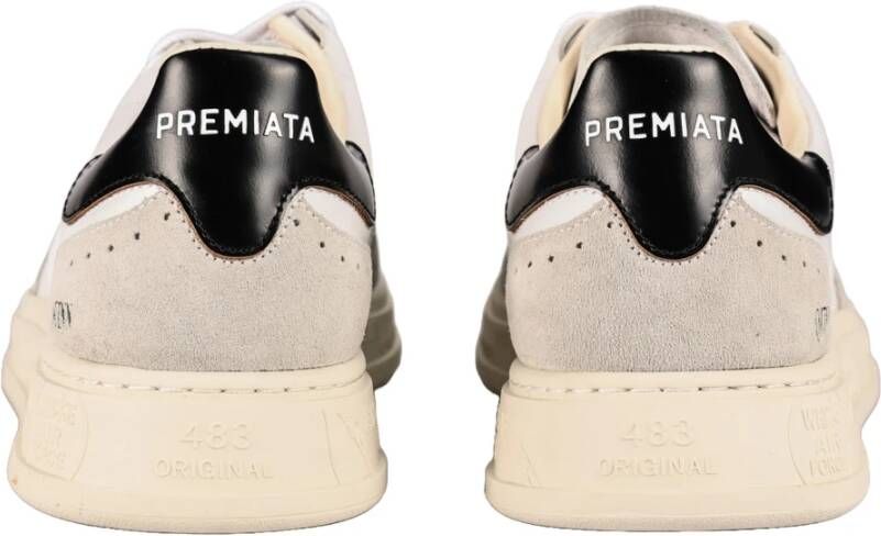 Premiata Italiaanse Leren Sneakers Gemaakt in Italië Multicolor Heren