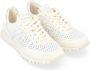 Premiata Ivoor Seand Sneaker in Suède en Mesh White Dames - Thumbnail 4