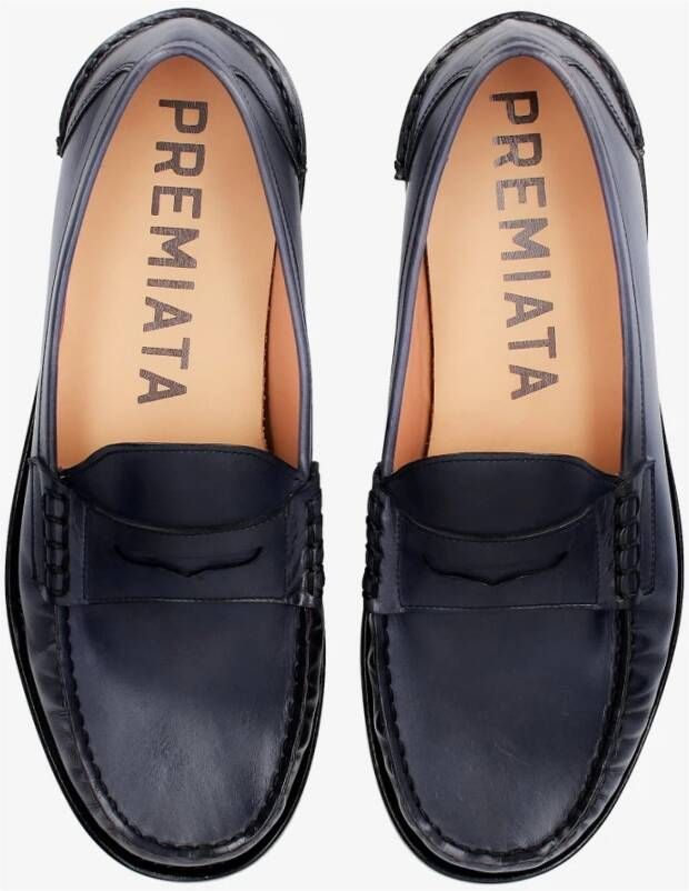 Premiata Kalverenleren Loafer met leren zool
