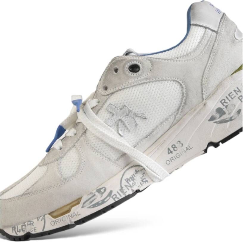 Premiata Klassieke witte sneakers Multicolor Heren