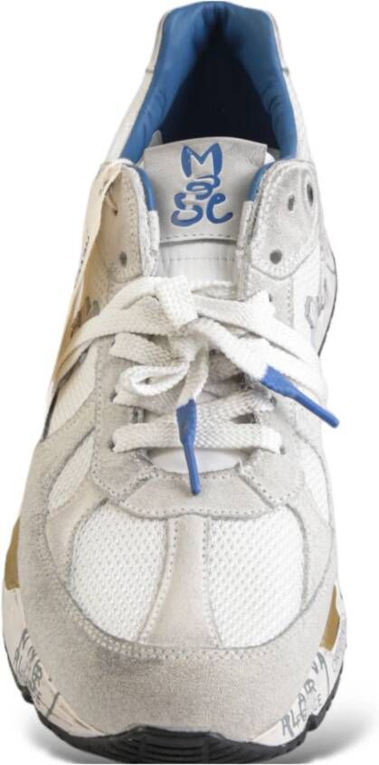 Premiata Klassieke witte sneakers Multicolor Heren