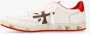 Premiata Witte Sneakers Klassiek Model Multicolor Heren - Thumbnail 9