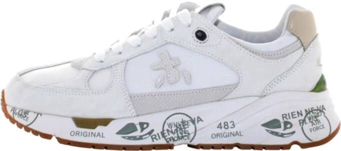 Premiata Lage Damessneakers Mased 5661 White Dames