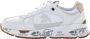 PREMIATA Lage Sneakers Dames Mase-d Maat: 39 Materiaal: Suède Kleur: Wit - Thumbnail 8