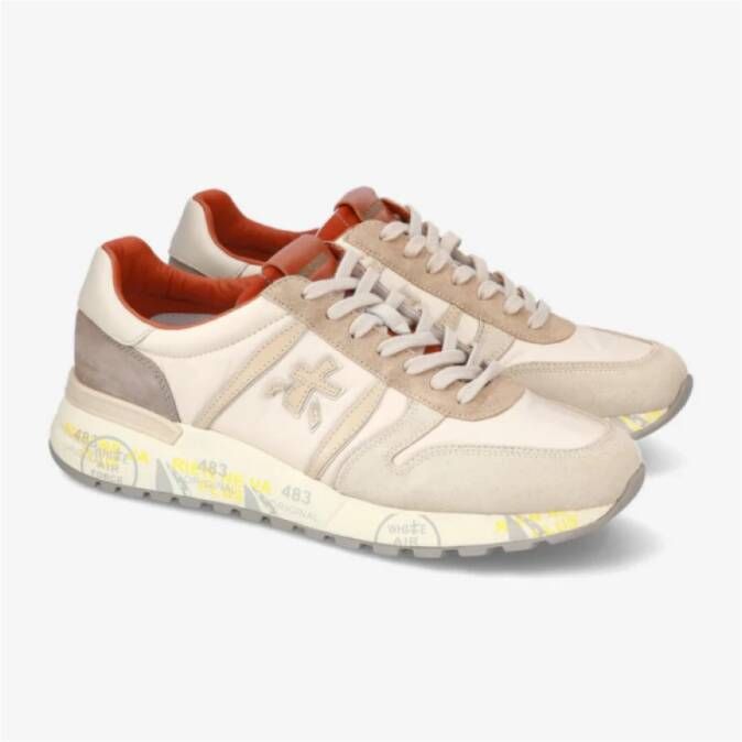 Premiata Lage Lander sneakers in beige taupe bruin Multicolor Heren