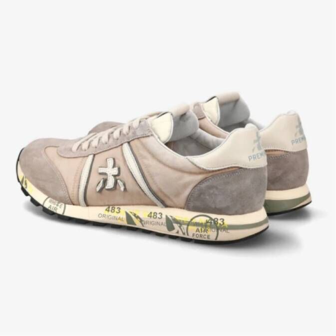 Premiata Lage Lucy sneakers in beige en taupe Multicolor Heren