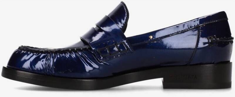 Premiata Mocassins Siria in lakleer M6851E Blue Dames