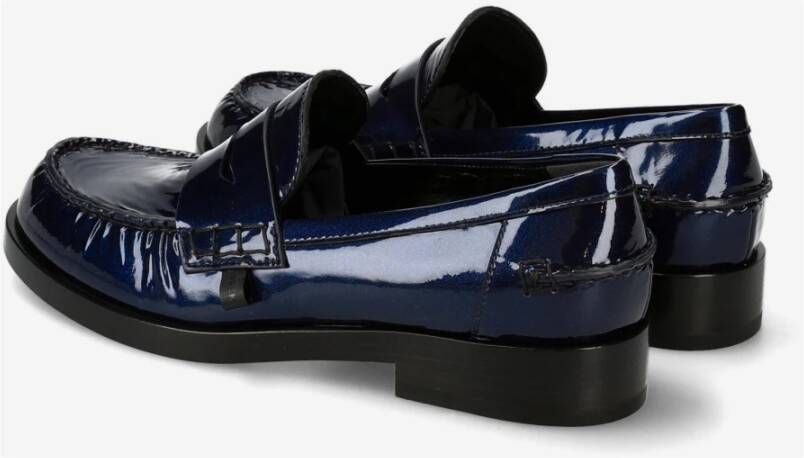 Premiata Mocassins Siria in lakleer M6851E Blue Dames