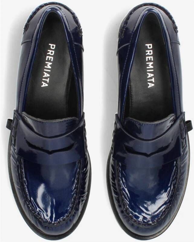 Premiata Mocassins Siria in lakleer M6851E Blue Dames