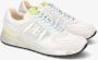 Premiata Witte Landeck Sneakers met Gele Accenten White Heren - Thumbnail 23