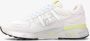 Premiata Witte Landeck Sneakers met Gele Accenten White Heren - Thumbnail 24