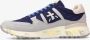 Premiata Blauwe Mesh en Suède Sneakers Blue Heren - Thumbnail 12
