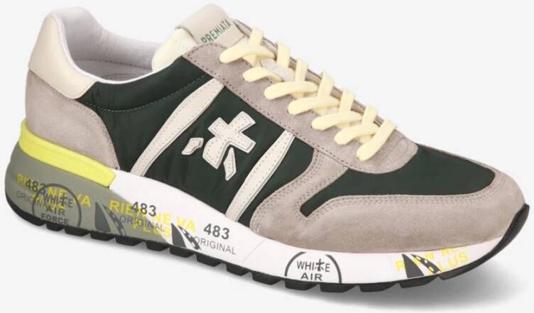 Premiata Casual Sneaker Green Heren