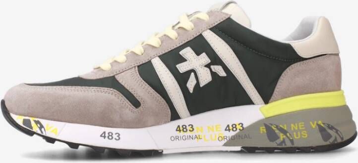 Premiata Casual Sneaker Green Heren