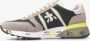 Premiata MultiColour Suède Nylon Lander Sneakers Multicolor Heren - Thumbnail 22