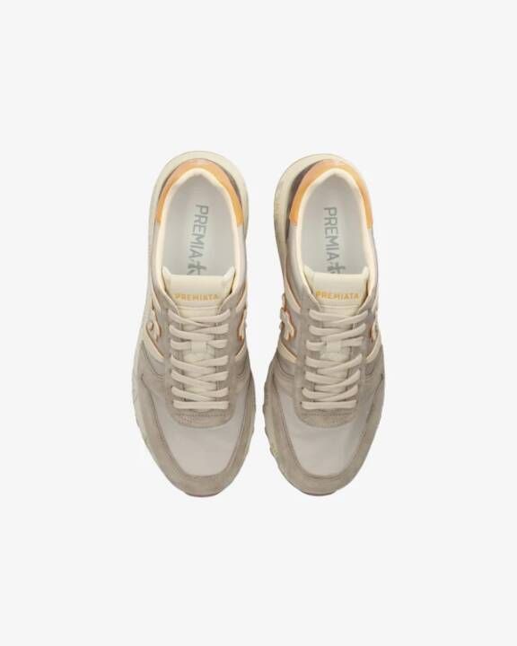 Premiata Sportieve Grijze Leren Sneakers - Foto 2
