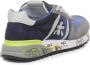 Premiata Grijze Lander Sneakers met Gekleurde Zool Multicolor Heren - Thumbnail 10