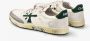 Premiata Leren Logo Sneakers Aangepaste Zool Vetersluiting - Thumbnail 2