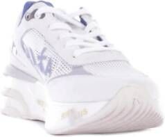 Premiata Leren Logo Sneakers Rubberen Zool White Heren