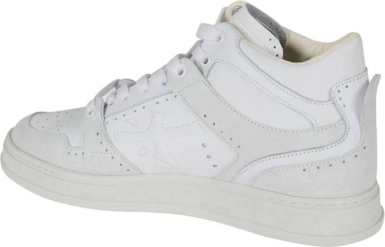 Premiata Leren sneaker met suède details