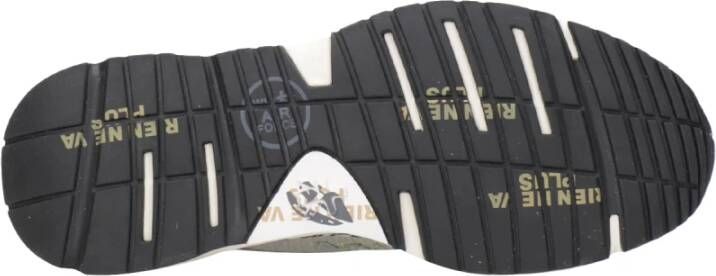 Premiata Lichtgrijze Sneakers met Dierlijke Details