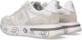 Premiata Lichtgrijze Suède Sneakers Cassie Multicolor Dames - Thumbnail 5