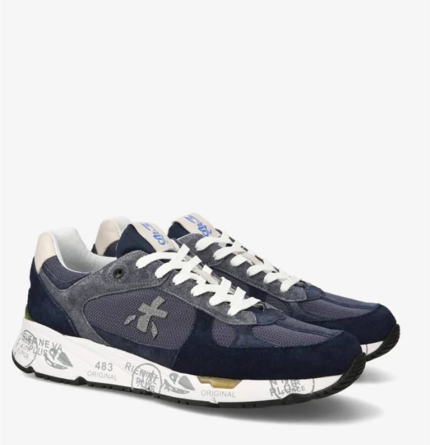 Premiata Logo Sneakers met Mase Schrijven Multicolor Heren