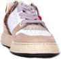 Premiata Logo Sneakers Suède Rubberen Zool White Dames - Thumbnail 7
