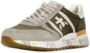 Premiata Logo Sneakers Suède Rubberen Zool Canvas - Thumbnail 4