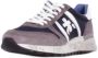 Premiata Blauwe Suède Sneakers met Leren Inzetstukken - Thumbnail 3