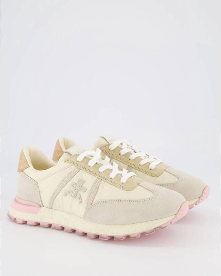 Premiata Beige Rose Low D Sneaker Multicolor Dames