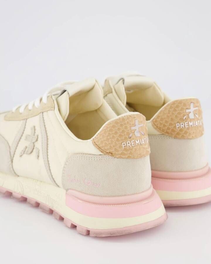 Premiata Beige Rose Low D Sneaker Multicolor Dames