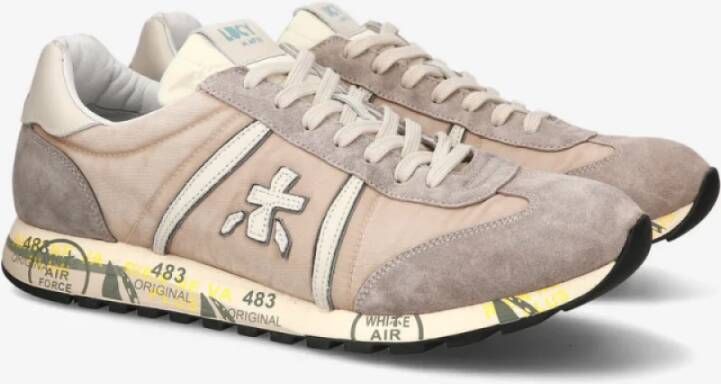 Premiata Lucy 6600 Stijlvolle Sneakers Beige Heren