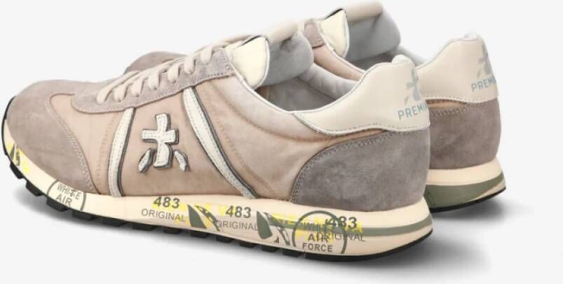 Premiata Lucy 6600 Stijlvolle Sneakers Beige Heren