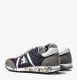 Premiata Blauwe Nylon Sneakers met Suède Inzetstukken Blue Heren - Thumbnail 3