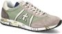 Premiata Lucy Sneakers Grijs Groen Multicolor Heren - Thumbnail 2