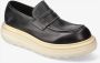 Premiata Marineblauw Suède City Loafers Black Heren - Thumbnail 4