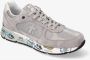 Premiata Grijze Sneakers met Logo Detail Gray Heren - Thumbnail 2